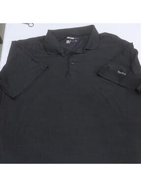 Reebok Golf Men's Black Stretch Golf Polo Short Sleeve Big & Tall 4XLT  0134